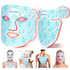 Biuufish 8-Color LED Red Light Therapy Mask for Face & Neck | 850nm Near Infrared, Anti-Aging, Rechargeable