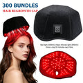 Biuufish Hair Growth Cap – 660nm & 850nm Red Light Therapy Helmet, USB Rechargeable