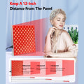 Biuufish 225-LED Red Light Therapy Panel – Anti-Aging & Body Pain Relief Lamp